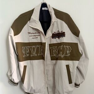 Men's Beige and Olive Jacket